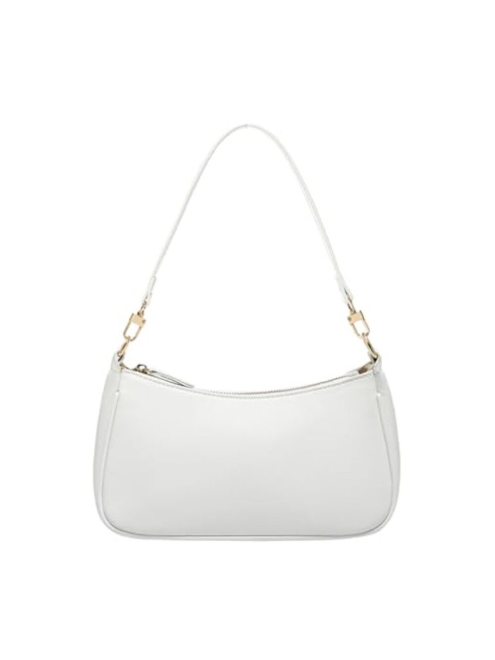 Y2K PU Leather Shoulder Bag Classic Clutch Small 90s Purse for Women